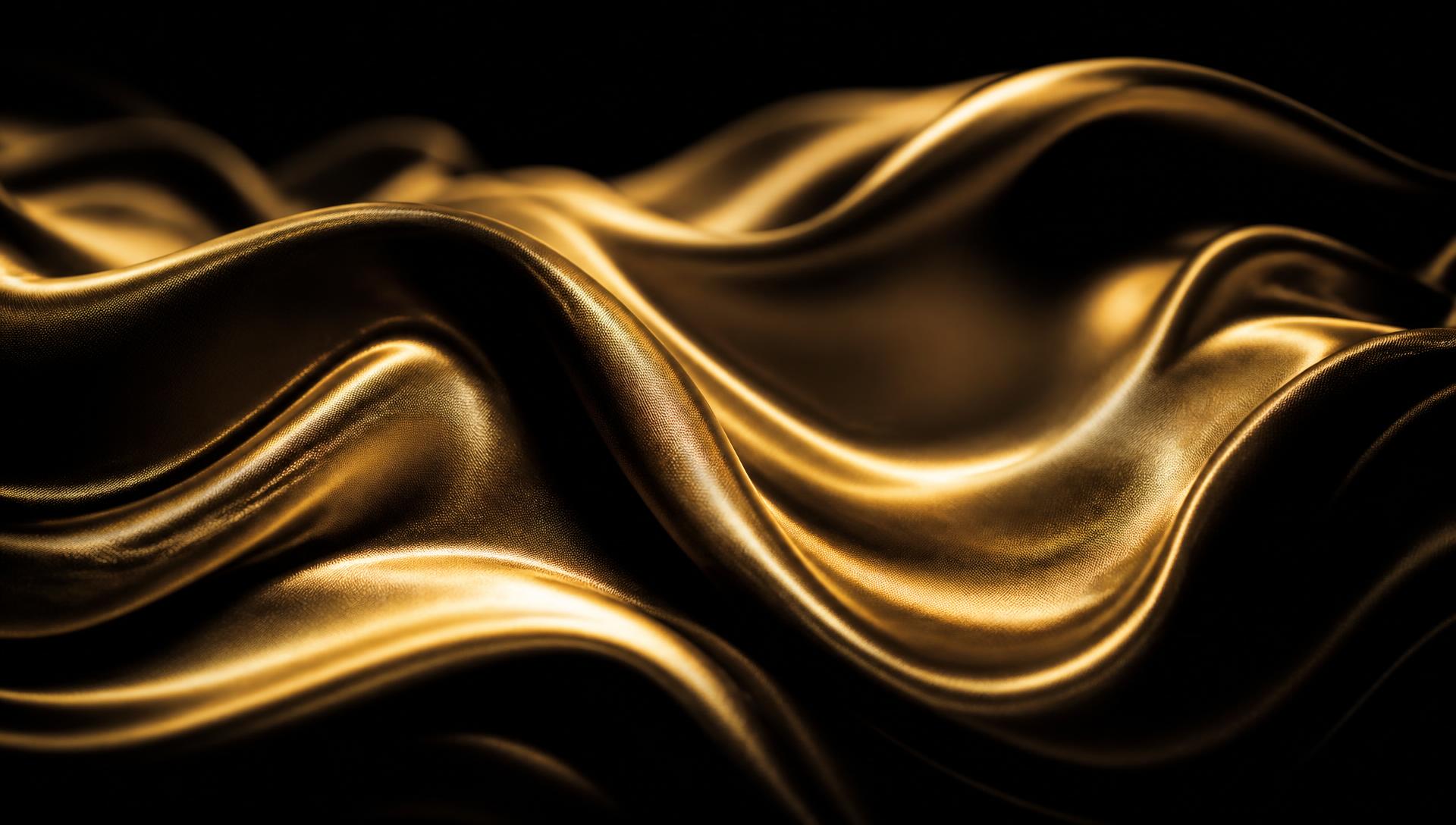 Flowing liquid gold texture